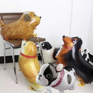 Воздушный шарик 3D на день рождения собачки Fiesta - 3D Corgi