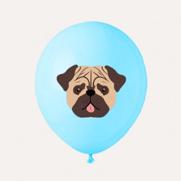 Набір з 6 кульок на день народження песика Fiesta - Dog Balloons