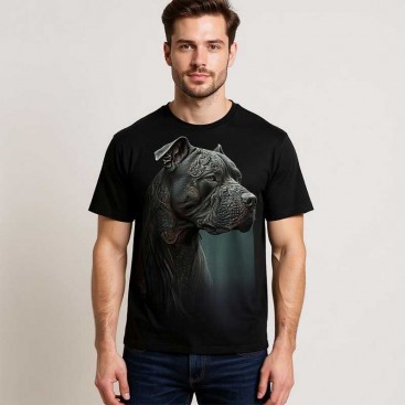 Футболка чоловіча Manfinity Homme - A serious dog, XL