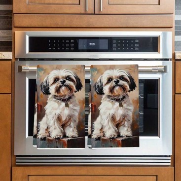 Рушник кухонний - Shih Tzu 40х60 см