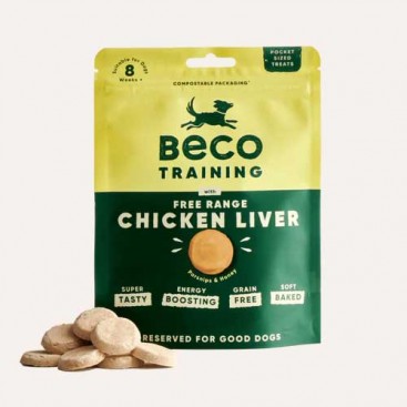 Печиво для собак з курячою печінкою,пастернаком і медом Beco Pets - 60 г