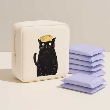 Косметичка для гігієнічних прокладок EveryDay - Cat and Cheese