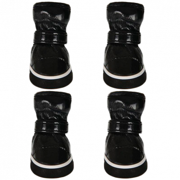Чоботи-дутики для собак Freedogs - Black, XL-5 (6х4,5 см)