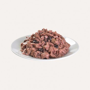 Вологий корм з кроликом та лососем Brit Care - Mini - Rabbit & Salmon fillets in gravy 85 г