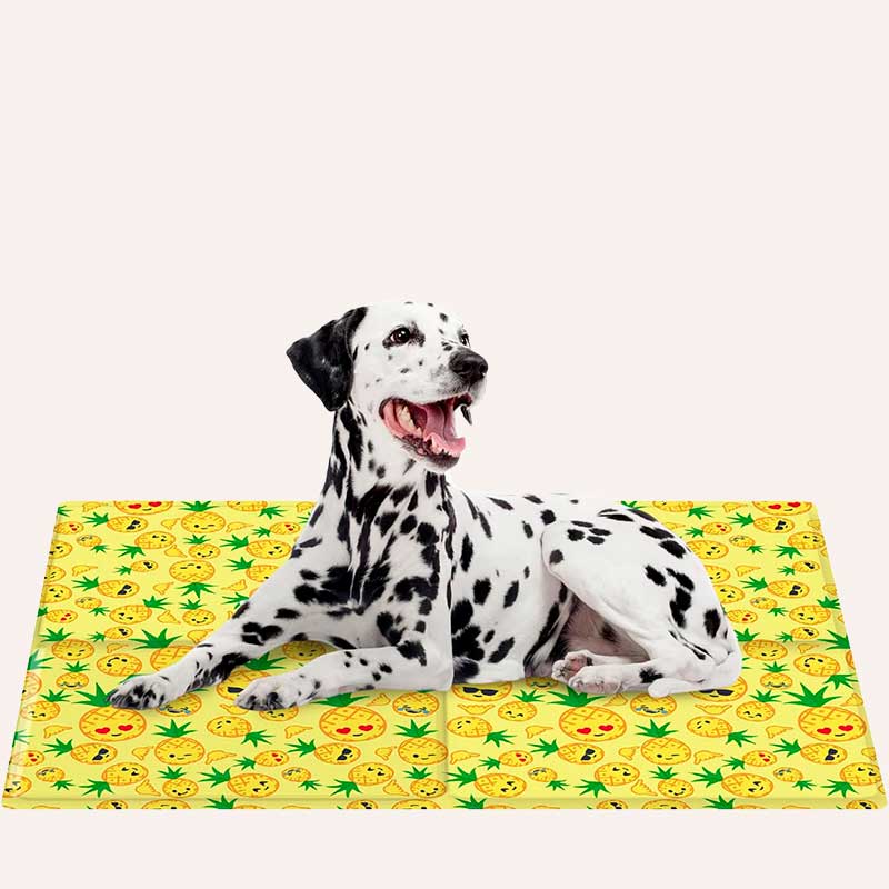Гелевий охолоджуючий килимок FurryBaby - Pet cool mat pineapple, 50x65 см
