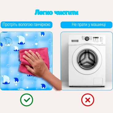 Охлаждающий коврик для собак и кошек Kate&Leo - Сooling Mat light blue, 30x40 см