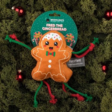 М'яка іграшка для котів FuzzYard - Gingerbread Fred