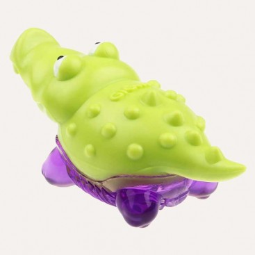 Іграшка для цуценят Крокодил з пищалкою GiGwi - Suppa Puppa Alligator 9 см