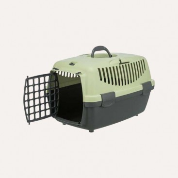 Переноска Trixie для собак та котів Capri, вагою до 6 кг,зелено-сіра XS 32x31x48 см