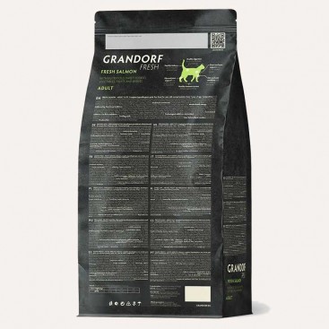 Сухой корм для взрослых кошек лосось и батат Grandorf-FRESH ADULT CAT SALMON & SWEET POTATO 2 кг