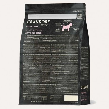 Сухой корм для щенков ягненок и батат Grandorf - FRESH PUPPY LAMB & SWEET POTATO, 1 кг