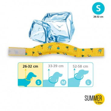 Охолоджуюча бандана Summer Vibes - Yellow, M
