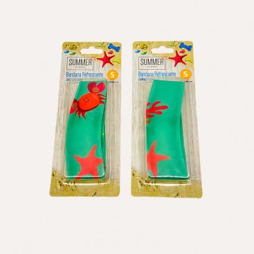 Охолоджуюча бандана Summer Vibes - Turquoise, S