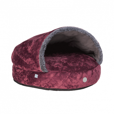 Лежак-норка Harley&Cho - Cover Plush Cherry, S (50 см)