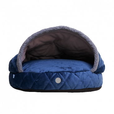 Лежак-нірка Harley&Cho - Cover Plush Royal Blue, M (65 см)