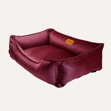 Лежак Dreamer Wine Velour L 90x60 cm