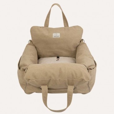 Автокрісло для собак - Buggy Canvas, Linen(one size)