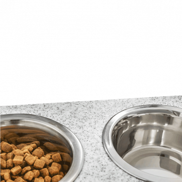 Миски з регульованою висотою Harley & Cho - Lift Pepper Stone White, L (52x26см) 1,8л