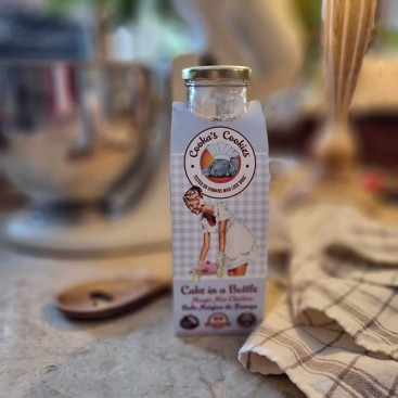 Натуральная смесь для приготовления торта для собак с креветкой Cooka's Cookies-Cake In Bottle,320 г