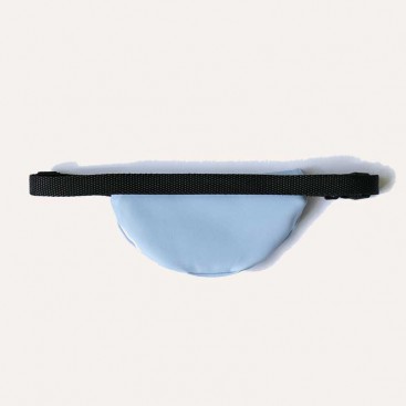 Сумка-бананка для собак из эко-кожи Hat-Dog - Blue, L-XL
