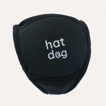 Шлем звукоизоляционный для собак Hat-Dog - неопрен Черный, XXS