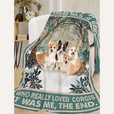 Плед для тварин Home Creative - Corgi, 100х150 см
