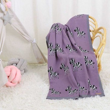 Плед для тварин Home Creative - Violet Zebra, 80х100 см