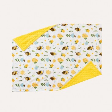 Двосторонній плед для тварин Home Creative - Bees, 75х100 см