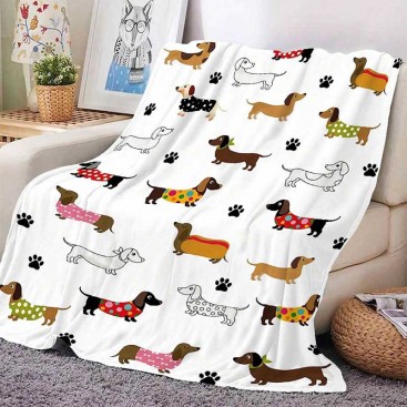Плед для тварин Home Creative - Dots Dogs, 100х150 см