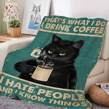 Плед для тварин Home Creative - Black Cat, 70х100 см
