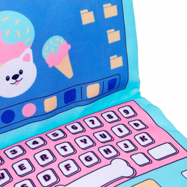 М'яка іграшка для собак Bark to School - Laptop