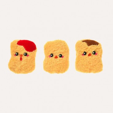 М'яка іграшка для собак HugSmart - Food Party Chicken Nuggets