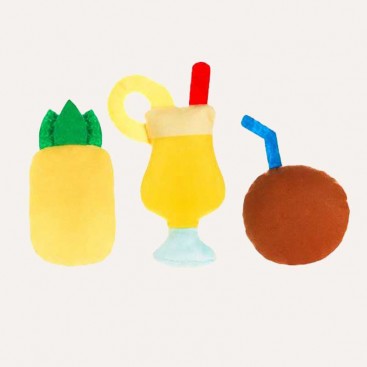 М'яка іграшка для собак HugSmart - Food Party Pina Colada