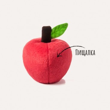 М'яка іграшка для собак PetPlay - Garden Fresh Apple