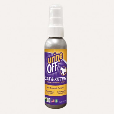Спрей для видалення органічних плям та запахів, для котів TropiClean - Urine Off,118 мл
