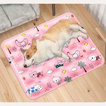 Охолоджуючий килимок для собак та котів Kate&Leo - Сooling Mat Pink, 30x40 см
