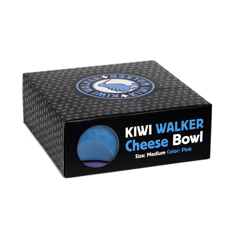 Миска для собак Kiwi Walker - Cheese Bowl Blue 750 мл