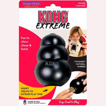 Супер міцна іграшка для ласощів KONG - Extreme XL black