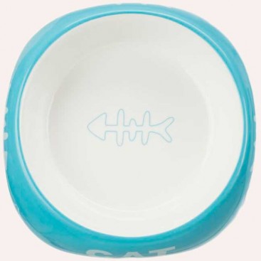 Керамическая миска для кошек Trixie - Cat Light Blue, 200 мл
