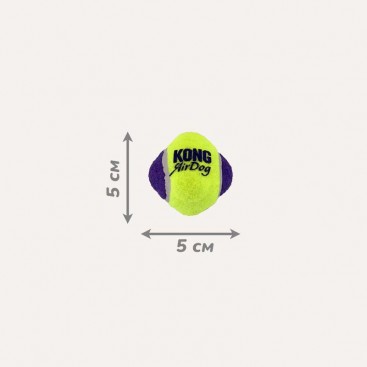 Игрушка для собак KONG - AirDog Squeaker Knobby Ball XS/S