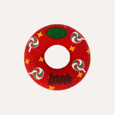 Рождественская игрушка для собак Kong - Holiday AirDog Donut