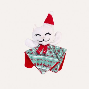 Рождественская игрушка для кошек с мятой Kong - Holiday Crackles Santa Kitty