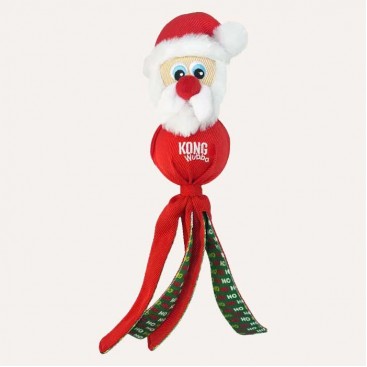 Рождественская игрушка для собак Kong - Holiday Wubba Santa