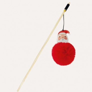 Різдвяна вудочка для котів з мʼятою Croci - Santa