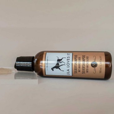 Шампунь з мікросріблом для чутливої шкіри Lila Loves it - Silver Shampoo with Microsilver, 100 мл