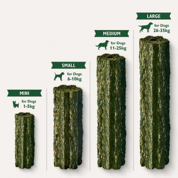 Лакомство для чистки зубов с морскими водорослями Lily's Kitchen - Large Woofbrush Dental Chew 7x47g