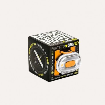 Светодиодный фонарик для ошейников Max&Molly - Matrix Ultra LED - Safety Light Orange