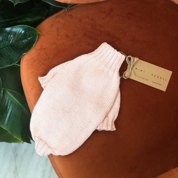 Светр ангора Mimi.schell - Bear Pink, L (сп.35см/ог36-40см)