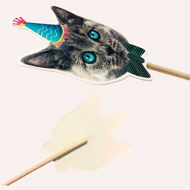 Топпер для котів для декорування капкейків Bobby - MultiCats, 1 шт