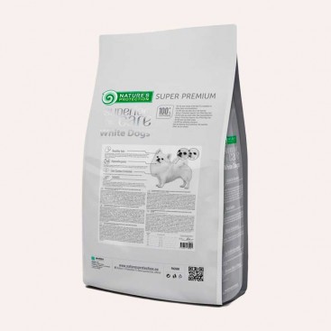 Сухой корм для белых собак маленьких пород Nature's Protection - White Dogs Adult Small Breeds with Insect, 1.5кг